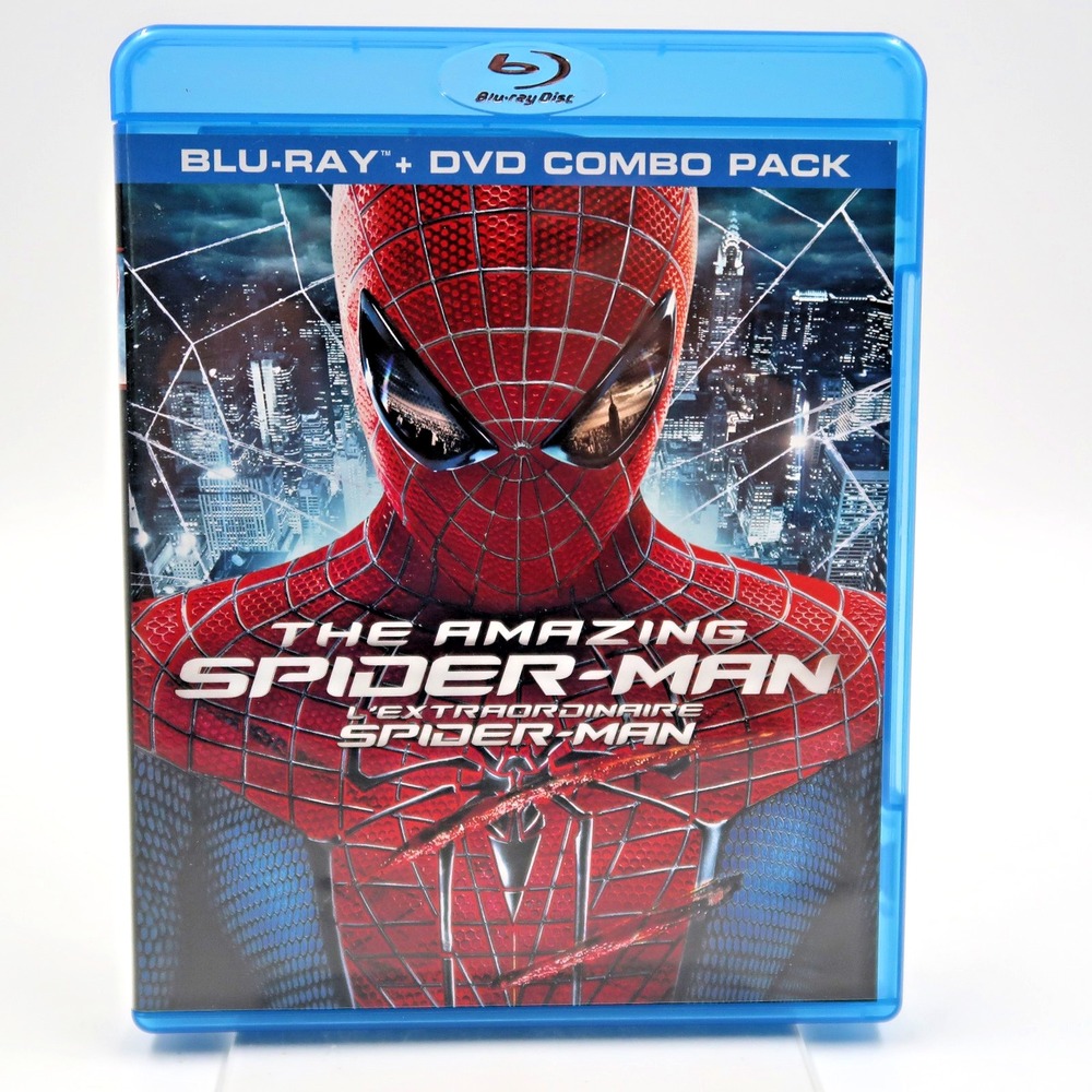 The Amazing Spider-Man Blu-ray DVD Combo 2012 Sony Pictures Marvel PG Action